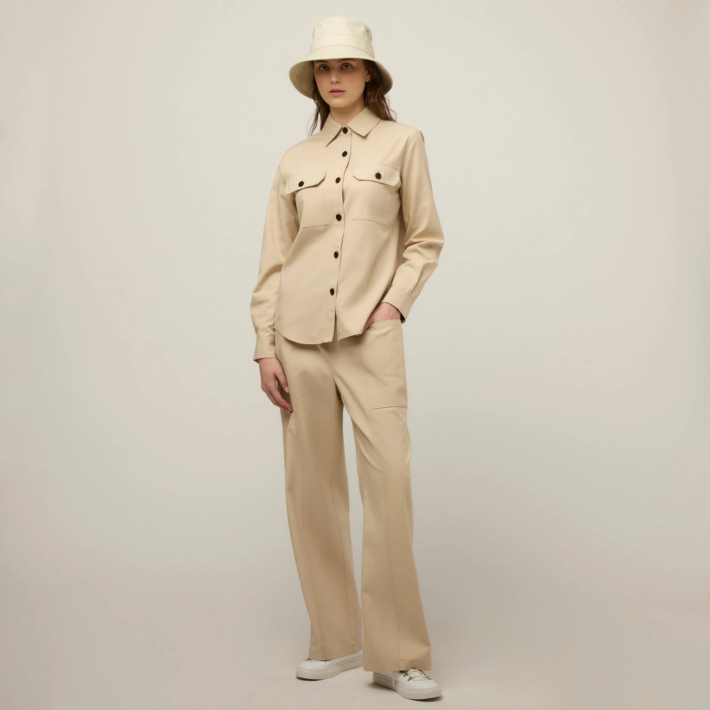 Tencel Cotton Oversized Shirt