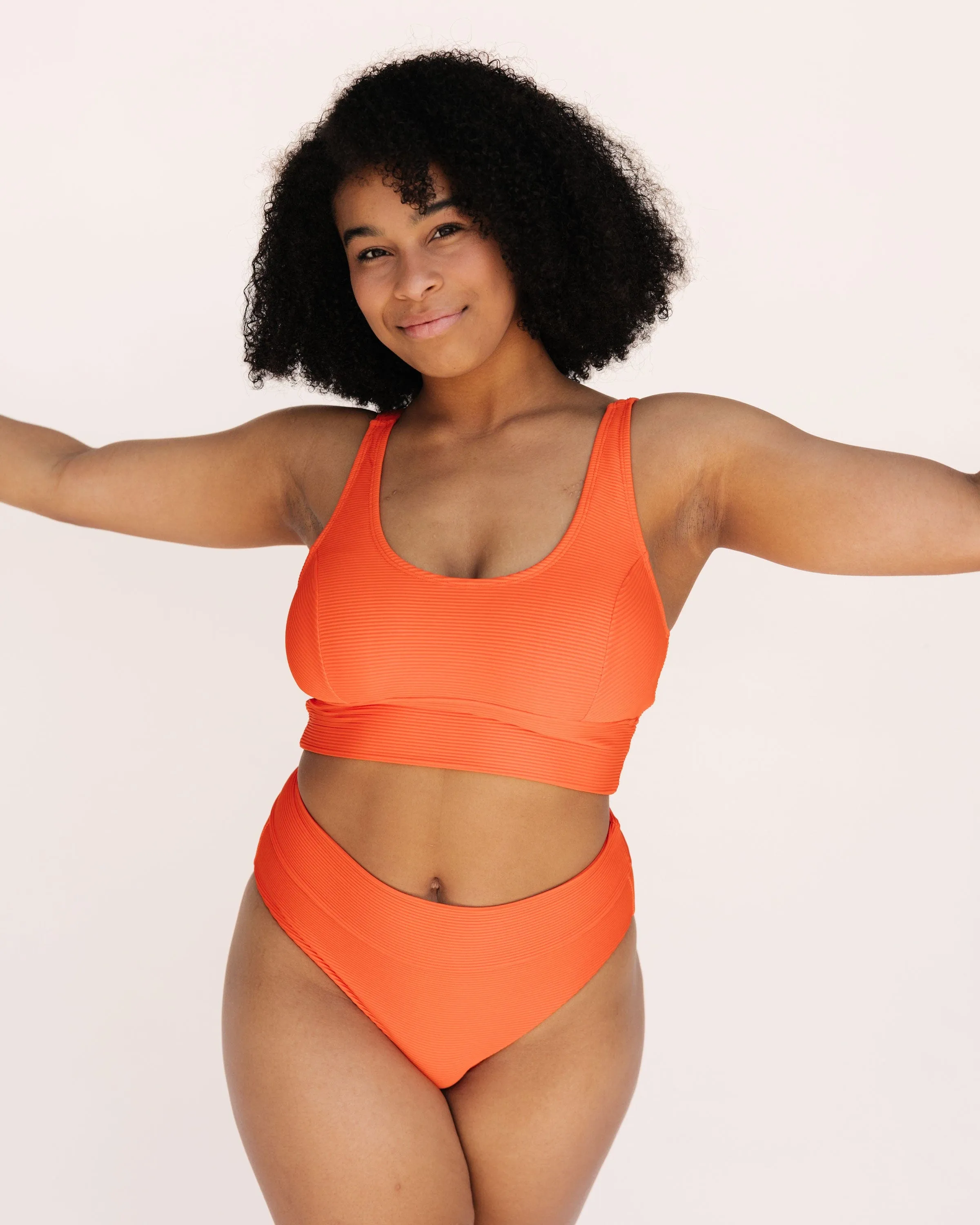 Textured Stella Mid Rise Bottom