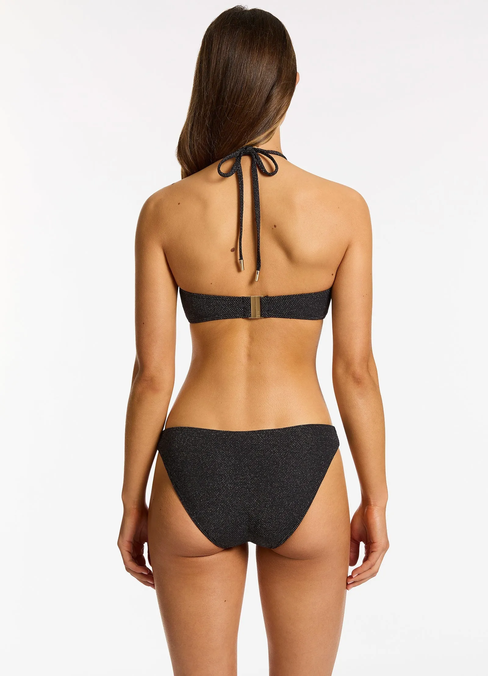 Tirari Nights Hipster Bikini Bottom - Black