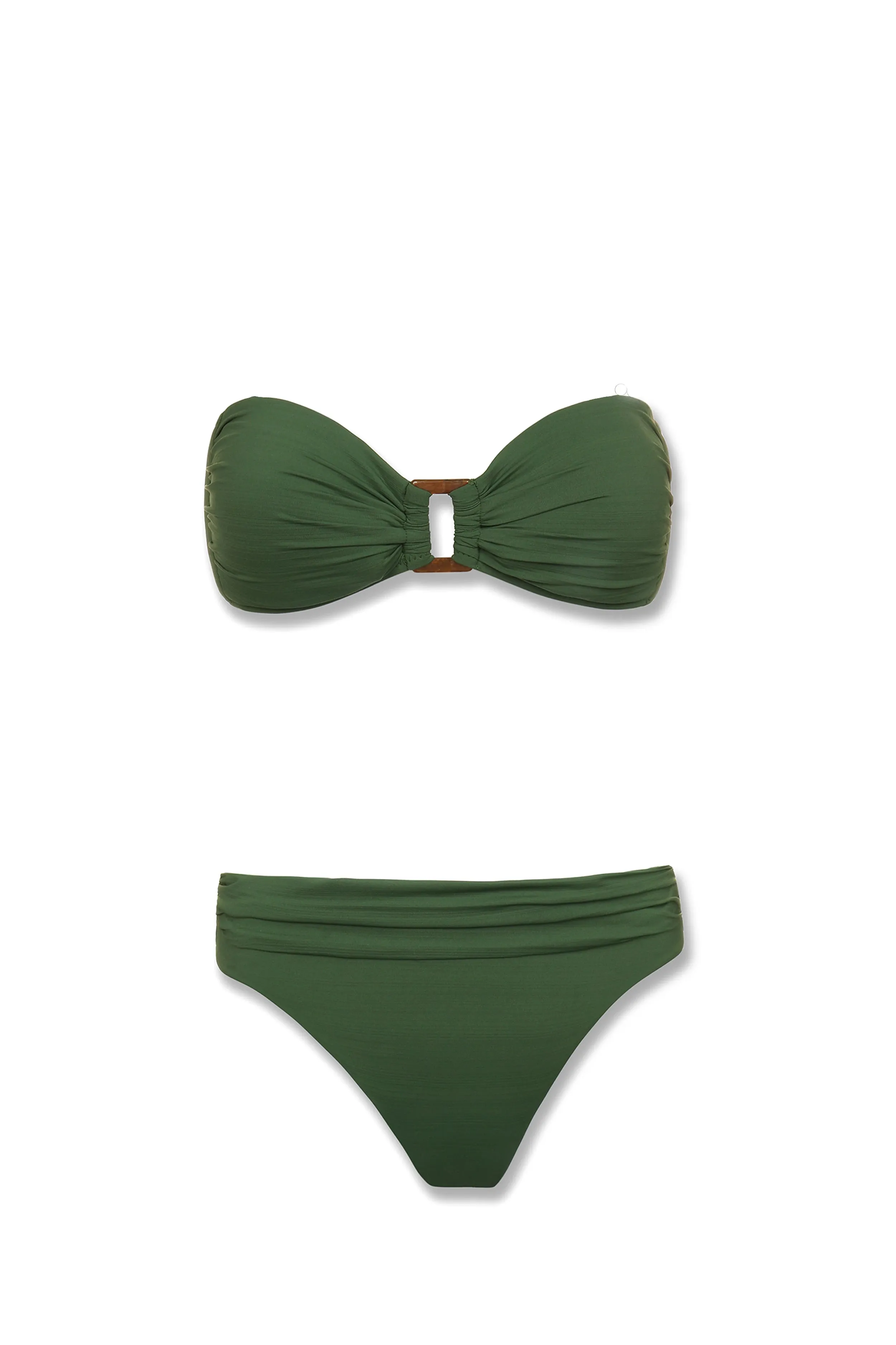 Tortoise Bandeau Bra  |  Textured Fatigue