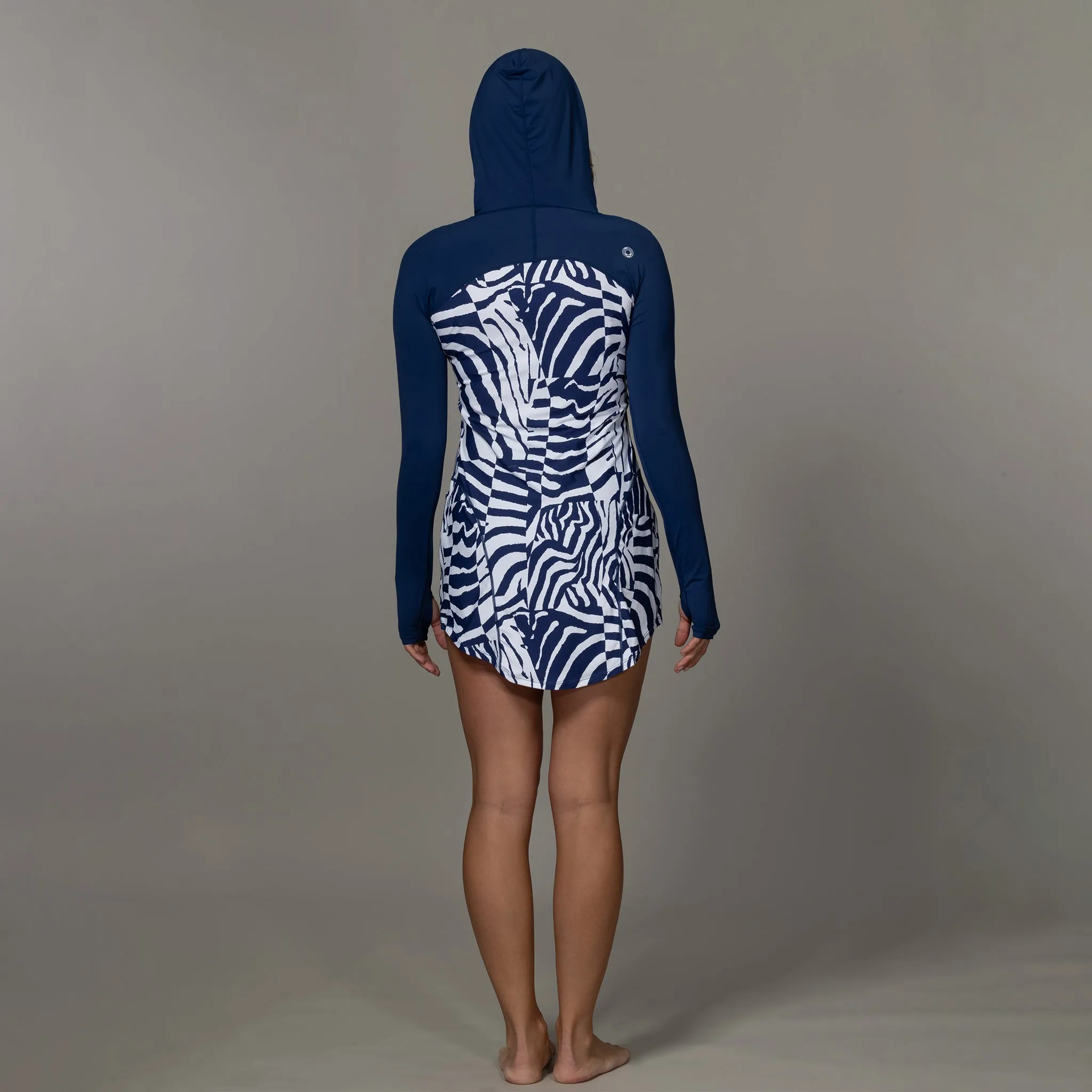 WILD CURVES HOODIE DRESS