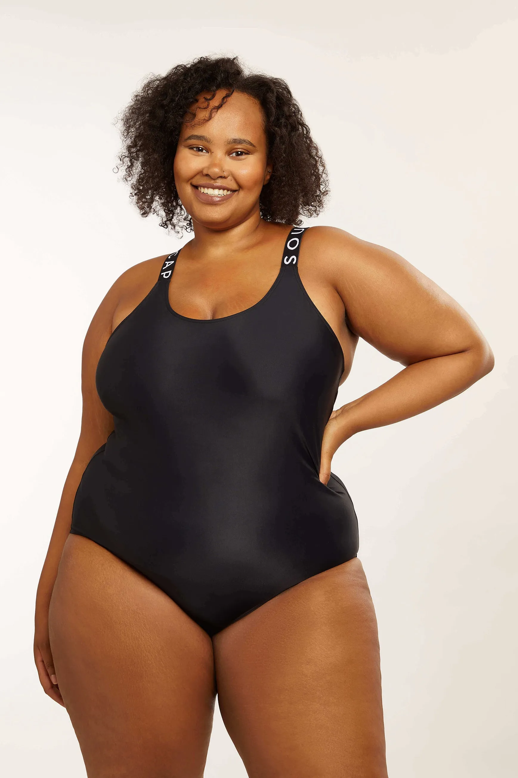 Women's One-Piece Cross Back Swimsuit