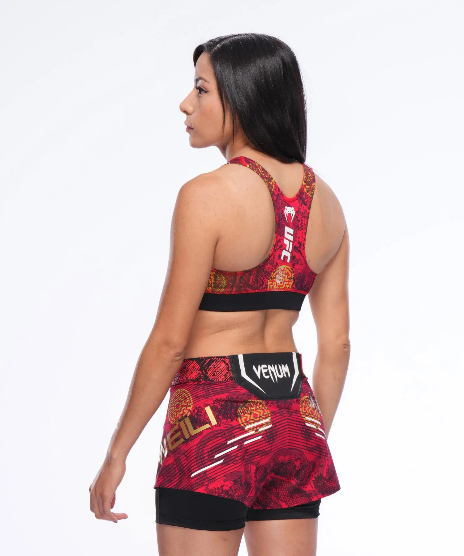 Women's UFC Unrivaled by Venum Red Zhang Weili Fight Short