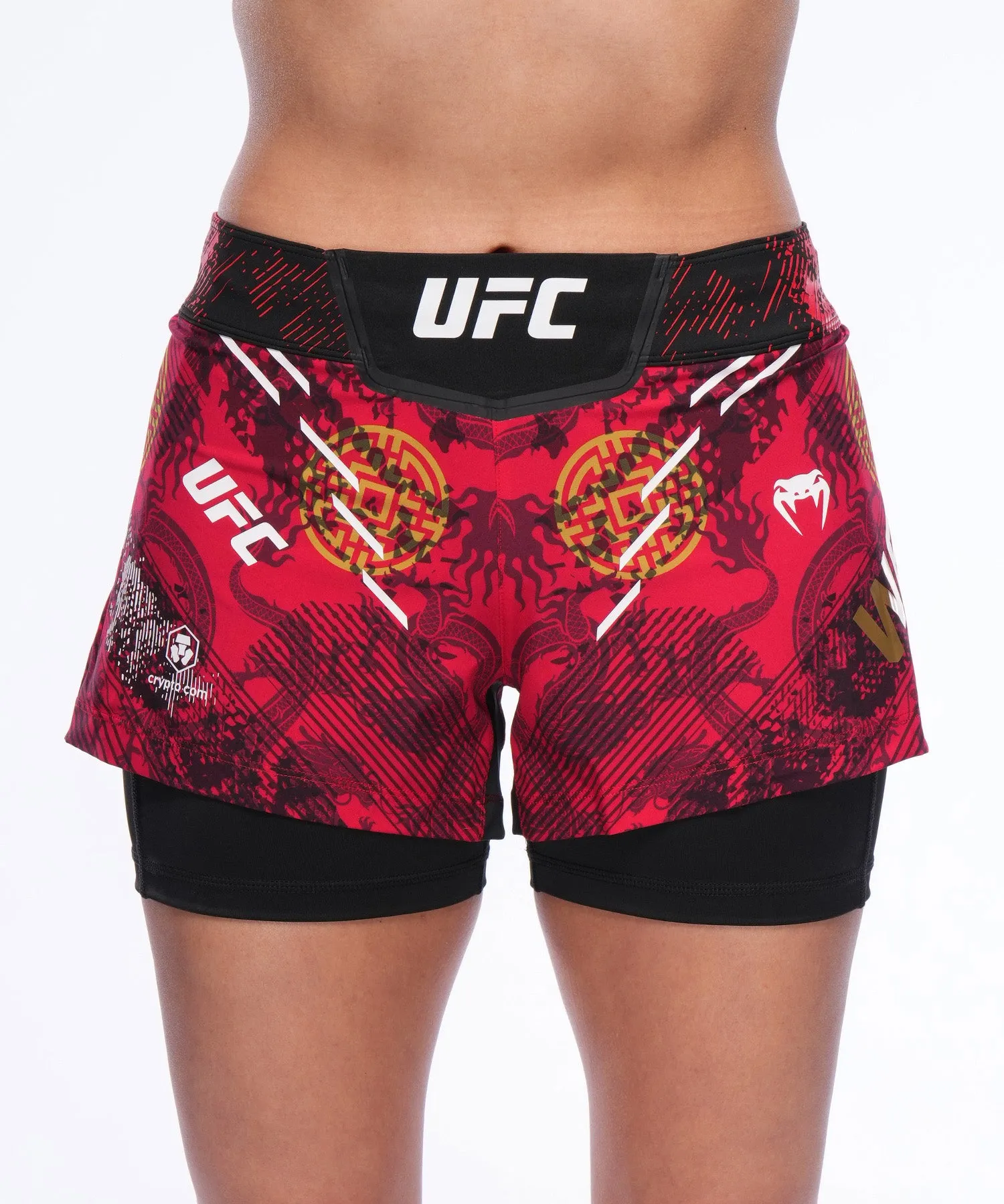 Women's UFC Unrivaled by Venum Red Zhang Weili Fight Short