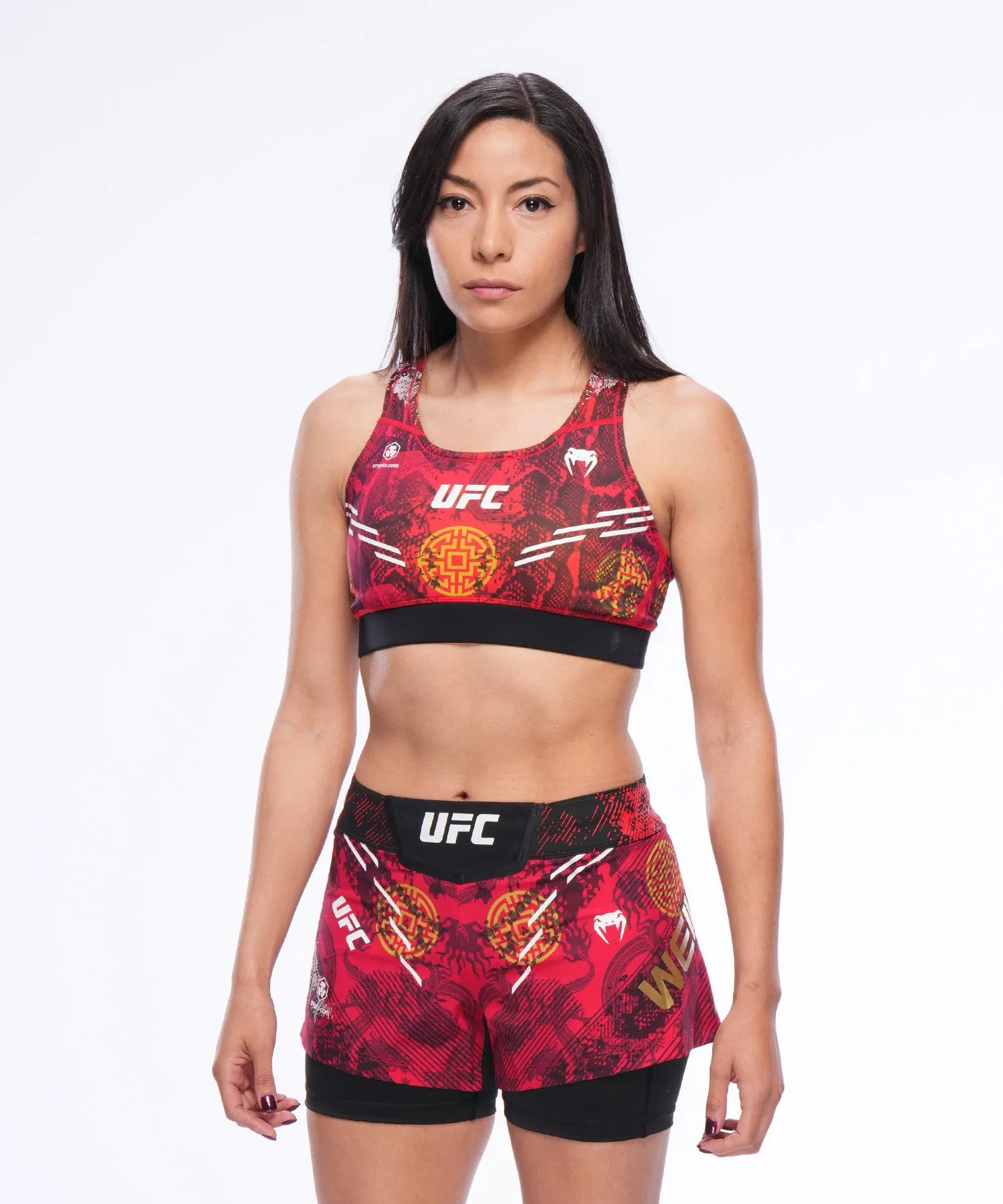Women's UFC Unrivaled by Venum Red Zhang Weili Fight Short