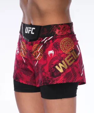 Women's UFC Unrivaled by Venum Red Zhang Weili Fight Short
