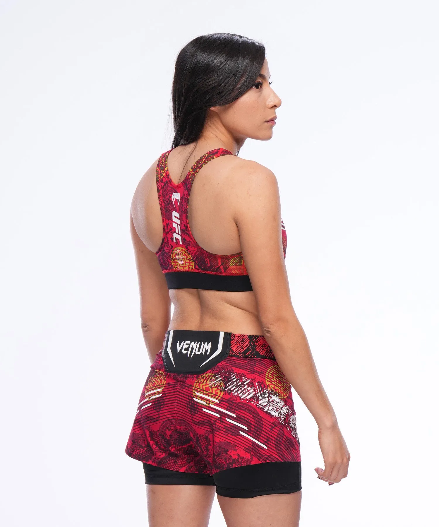 Women's UFC Unrivaled by Venum Red Zhang Weili Fight Short