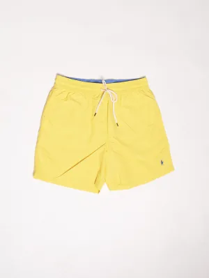 Yellow swim shorts