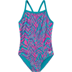 Youth Mini Vibe Printed Propel Back One Piece